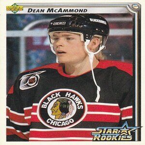 Deam McAmmond - 1992 Upper Deck Star Rookies Hockey Card